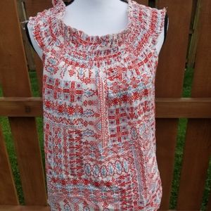 Hippie Laundry- cap sleeve top- Size Large
